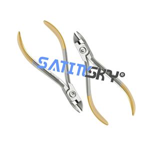 Cómo los alicates de utilidad, picos dentados curvos, Instrumentos dentales de ortodoncia, herramientas de laboratorio, excelente alta calidad - Product Image 3