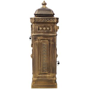 Cassetta postale di sicurezza antipioggia per esterni di grande capacità residenziale da giardino in rame statua scatola delle lettere statua cassette postali in rame - Product Image 3