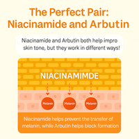 Ampoule Éclat Végétalienne Coréenne OEM ODM Marque Privée Arbutine 10% Niacinamide Hydratant Visage Effet Bonne Mine Soin Peau Unifiant Teint Or