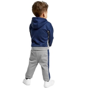 Ensemble de jogging personnalisé pour garçons, couleur OEM |   Survêtement Streetwear Rouge Blanc Noir pour Enfants, Sweat-shirt en Polaire, Fabricant - Product Image 6