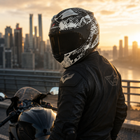 Casque de moto intégral Superfasty A01, nouvelle version, haute qualité, ABS, homologué DOT, étanche, à libération rapide, visière transparente, garantie 1 an, toutes les versions