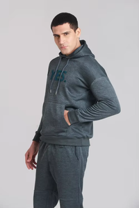 Conjunto Deportivo de Invierno Personalizado, Grueso y Holgado, 100% Poliéster, con Estampado por Transferencia de Calor, Pantalones Deportivos y Sudadera con Capucha para Hombre - Product Image 5