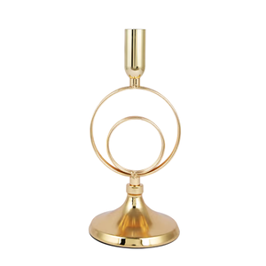 Portavelas de Aluminio Fundido con Acabado Dorado para Decoración del Hogar, Hecho a Mano y Personalizado, Gran Venta - Product Image 5