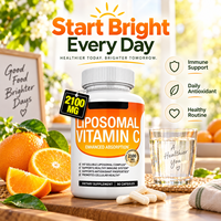 Capsules de Vitamine C Liposomale 2100 mg par Portion, 90 Comprimés, Soutien Immunitaire, Formule Antioxydante, Complément Alimentaire, Bien-être Quotidien