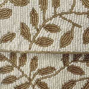 Sac à main rectangulaire fait main avec broderie œil bleu, artisanat textile - Product Image 3