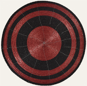 Manteles individuales con cuentas de excelente calidad, 400 mm de diámetro, mantelillos y alfombrillas con cuentas para mesa de comedor. - Product Image 6