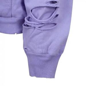 Sudadera con Capucha de Alta Calidad, Lavada al Ácido, 100% Algodón, Gruesa, con Hombros Caídos - Product Image 5