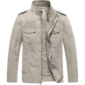 Veste utilitaire personnalisée pour homme, vêtements de travail décontractés pour l'extérieur, respirante, légère, multi-poches, fermeture éclair intégrale - Product Image 4
