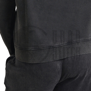 Sudadera con capucha y cremallera para mujer, estilo vintage, lavada, oversize, corta, tipo chaqueta, streetwear, OEM ODM de fábrica - Product Image 6