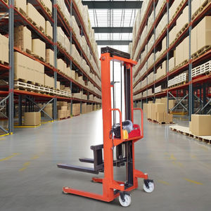Palet Mini Hand <span class=keywords><strong>Stacker</strong></span> Lift Walkie Forklift Stackers Hidráulico Manual AWD Espuma/Neumático - Product Image 1