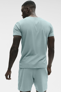 T-shirt imprimé décontracté pour homme, 100% coton, coupe ample, manches courtes, col rond, vêtements d'été - Product Image 3