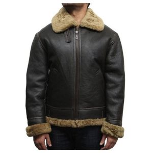 Breathable <b>Men's</b> Real Leather <b>Jacket</b> High Quality Solid Two Color <b>Men</b> Leather <b>Jackets</b> - Product Image 1