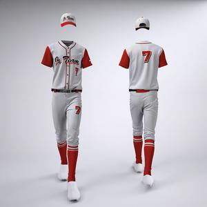Uniformes de Béisbol Personalizados para Clubes y Escuelas, Pantalones de Jersey Transpirables que Absorben la Humedad, Exportador de Ropa Deportiva - Product Image 3