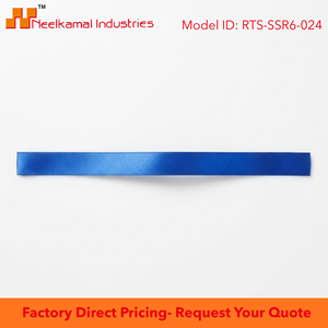 Ruban en satin bleu royal simple face de 6 mm, personnalisable, qualité export, rouleau de 350 mètres pour rubans de récompense, cadeau de remise de diplôme, vente en gros - Product Image 6