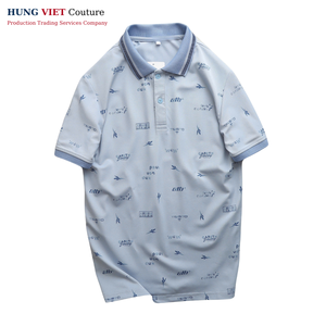 เสื้อโปโลผ้าฝ้ายระบายอากาศได้ดีมีลวดลายสีพื้นดีไซน์แบบกำหนดเองได้รับความนิยมสูงสุดสำหรับทุกเพศ - Product Image 2