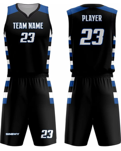 Maillot de basket personnalisable de haute qualité, ensemble uniforme de basket personnalisé, séchage rapide, respirant, pour adultes grandes tailles - Product Image 3