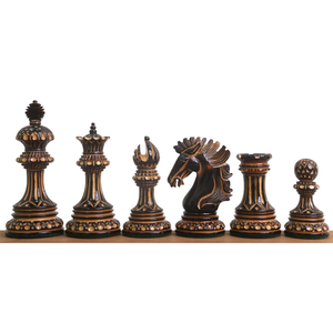 Jeu d'échecs en bois imprimé sérigraphié à la main, pièces de style classique, décoratives, pour la décoration de la maison, les fêtes et les cadeaux - Product Image 2
