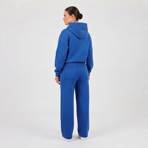 Conjunto de chándal de maternidad oversize con cremallera para mujer, estilo urbano, sudadera holgada para embarazo, pantalones de chándal para lactancia, chándales para amamantar - Product Image 2