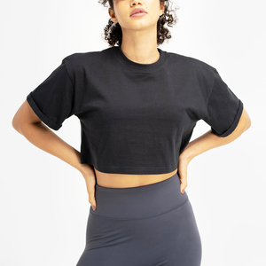 Ropa de Verano para Mujer, Top Corto de Manga Corta, el Mejor Diseño, Buen Material, Camiseta Corta para Mujer - Product Image 1