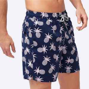 Shorts de plage vintage de haute qualité 100% coton délavé au soleil avec cordon de serrage, shorts de sport et de course avec poches pour hommes - Product Image 3