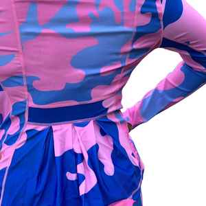 ชุดเซ็ตแทรคสูทลายพรางสำหรับผู้หญิง แจ็คและจิล เสื้อแจ็คเก็ตซิปเต็มตัวและเลกกิ้ง ชุดออกกำลังกาย ชุดกีฬา รับทำโลโก้ตามสั่ง ขายส่ง OEM - Product Image 6