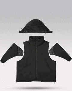 Mens Functional <b>Techwear</b> Winter Parka Windproof Waterproof Tactical <b>Jacket</b> Oversized Streetwear - Product Image 6