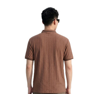 Polo pour homme, vêtement pratique, tendance, décontracté, simple, respirant, design ajusté, performance durable, matériau robuste, Solid Trader - Product Image 2