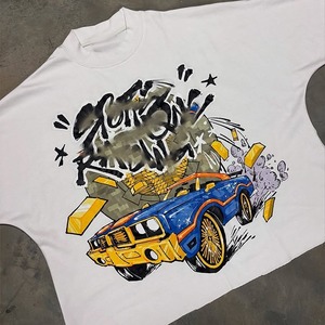 T-shirts surdimensionnés pour hommes personnalisés, de haute qualité, en coton/polyester 100 %, imprimés sur mesure, séchage rapide, respirants - Product Image 1