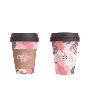 Papier artisanal biodégradable de haute qualité de qualité alimentaire gobelet en papier personnalisable feuille d'or Logo en option pour l'eau café Smoothie - Product Image 4