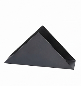 Metal <b>Black</b> Powder Coated <b>Tissue</b> <b>Paper</b> Holder Best Quality Metal Iron Napkin Holder For Kitchenware Use And Hotel Use - Product Image 1