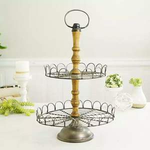 Cesta de frutas decorativa y ecológica de hierro para la encimera de la cocina, organizador de mesa de comedor para almacenamiento de frutas. - Product Image 2