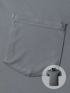 Camiseta de Verano con Bolsillo Antiarrugas, Personalizada con Logotipo, Uniforme de Empresa para Hombre, Manga Corta - Product Image 6