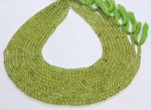 Peridoto Verde Natural, Gema Redonda Facetada, Piedra Suelta para Fabricación de Joyas, Pulseras y Collares, Venta al Por Mayor - Product Image 6