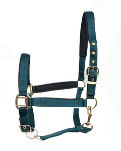 Harnais de luxe pour chevaux en tissu nylon néoprène, confortable et durable, pour utilisation en écurie. - Product Image 3