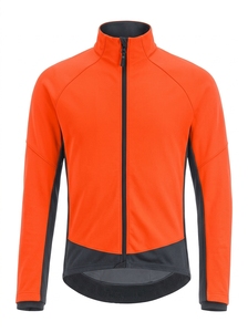 WOSAWE <b>Men's</b> Neon Yellow Full Sleeve Windproof Quick Dry <b>Cycling</b> <b>Jacket</b> with Color Blocked Design Polyester Multi-Material Blend - Product Image 4