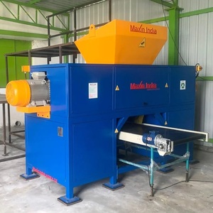 Broyeur de déchets électroniques de qualité supérieure pour application industrielle, capacité de 750-1000 kg/h, broyeur de panneaux solaires à double arbre - Product Image 1
