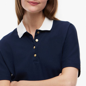 High Quality Comfortable And Quick Dry <b>Women</b> <b>Polo</b> Shirts <b>Top</b> Selling Cotton Polyester Material Made <b>Polo</b> Shirt For <b>Women</b> - Product Image 4