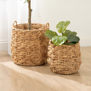 Fournisseur de paniers-cadeaux en gros, paniers de rangement, paniers en jacinthe d'eau, paniers à fleurs - Product Image 4