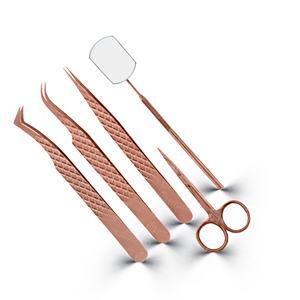 Pinces à cils OEM avec manche miroir pour une vue claire, prise en main fluide, pinces de haute précision pour une application facile - Product Image 4