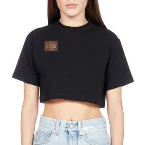 <b>High</b> Quality Cotton Casual Women Crop <b>Top</b> Lightweight Breathable Fitness Wear Pakistan Made for Selling - Product Image 1