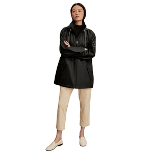 Veste de pluie imperméable pour femme, manteau mi-long à capuche, léger, coupe-vent, parka décontractée pour les voyages, printemps, automne - Product Image 3