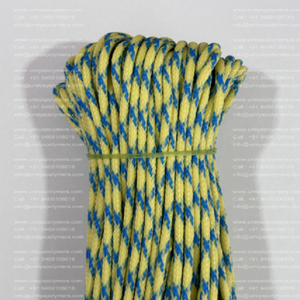 Cordage marin flexible tressé haute résistance pour lignes d'amarrage, navigation, camping, aménagement paysager et projets extérieurs - Product Image 1
