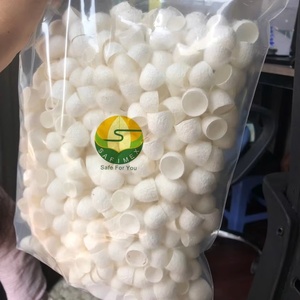 ใยไหมขาวจากรังไหม ตัดแต่งและทำความสะอาดแล้ว สำหรับผลัดเซลล์ผิว กระชับผิว และเพิ่มความชุ่มชื้น บำรุงผิวหน้า คุณภาพพรีเมียม จากฟาร์มเวียดนาม ราคาถูก - Product Image 1