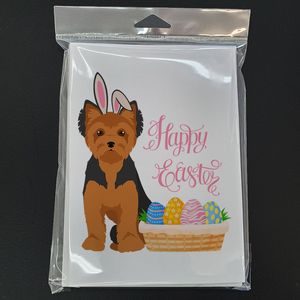 Whimsical A7 tamaño 5x7 negro Tan cachorro corte Yorkshire Terrier Pascua tarjetas de felicitación paquete 8 tarjetas de nota en blanco con sobres - Product Image 3