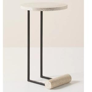 Mesa de Cóctel de Aluminio de Alta Calidad, Mueble de Primera Calidad con Detalles Metálicos, Mesa Auxiliar para el Hogar, Hotel, Vino y Bebidas, Latón - Product Image 2