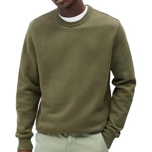 เสื้อสเวตเชิ้ตของผู้ชายเสื้อสเวตเชิ้ตคอลูกเรือผ้าฝ้าย100% โอเวอร์ไซส์ผ้าคอตตอนปรับแต่งได้จากโรงงาน - Product Image 1