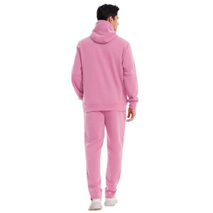Conjunto de Sudadera con Capucha y Pantalones de Chándal de Algodón Grueso Personalizado, Lavado Ácido, Estilo Vintage, Unisex, Talla XL, Chándales Lisos de Talla Grande con Logotipo Reflectante Estampado - Product Image 3
