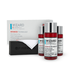 Fireball WIZARD Executive, Revestimiento Cerámico Híbrido, 105 ml (3 x 35 ml), 6 Años de Durabilidad, Superhidrófobo, Alto Brillo, Larga Duración - Product Image 1