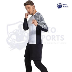 เสื้อคอมเพรสชั่นผู้ชาย น้ำหนักเบา คุณภาพสูง ระบายอากาศดี ขายดีที่สุด แขนยาว สำหรับออกกำลังกาย เสื้อรัดกล้ามเนื้อผู้ชาย - Product Image 4