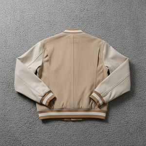 Custom Embroidered <b>Men</b> Varsity <b>Jacket</b> Wool Leather Letterman <b>Baseball</b> <b>Jacket</b> OEM ODM Private Label Sportswear Manufacturer - Product Image 6